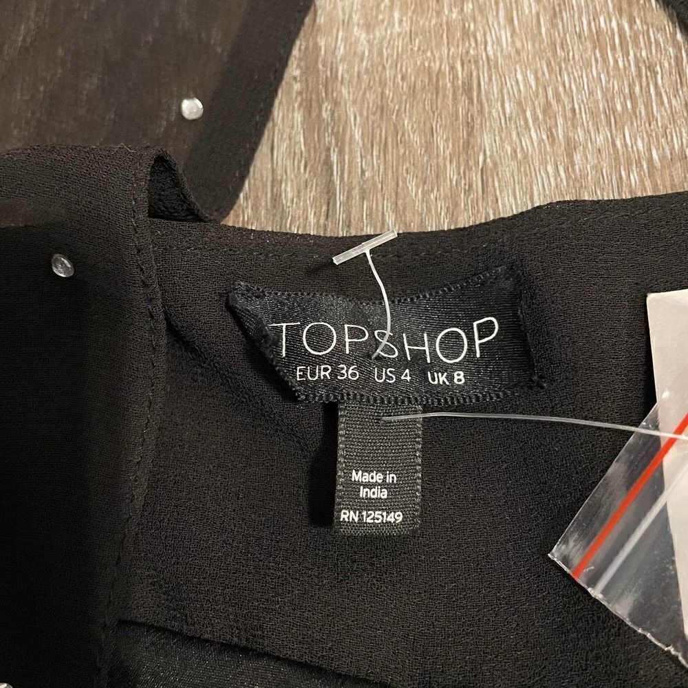 NWT Topshop Crystal Embellished Halter Jumpsuit - Size: 4 - Picture 5 of 16